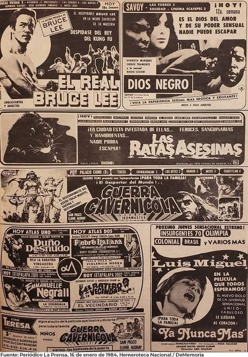 Cartelera 1984 PC